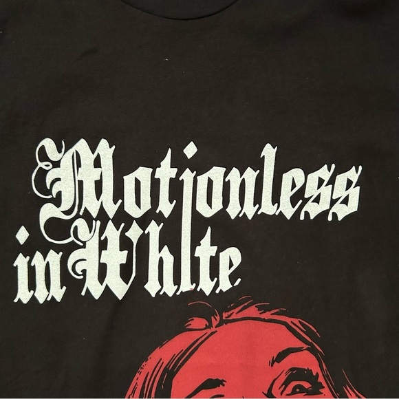 Motionless in White Band T-shirt, Unisex, Size Large, NWOT - Picture 3 of 7